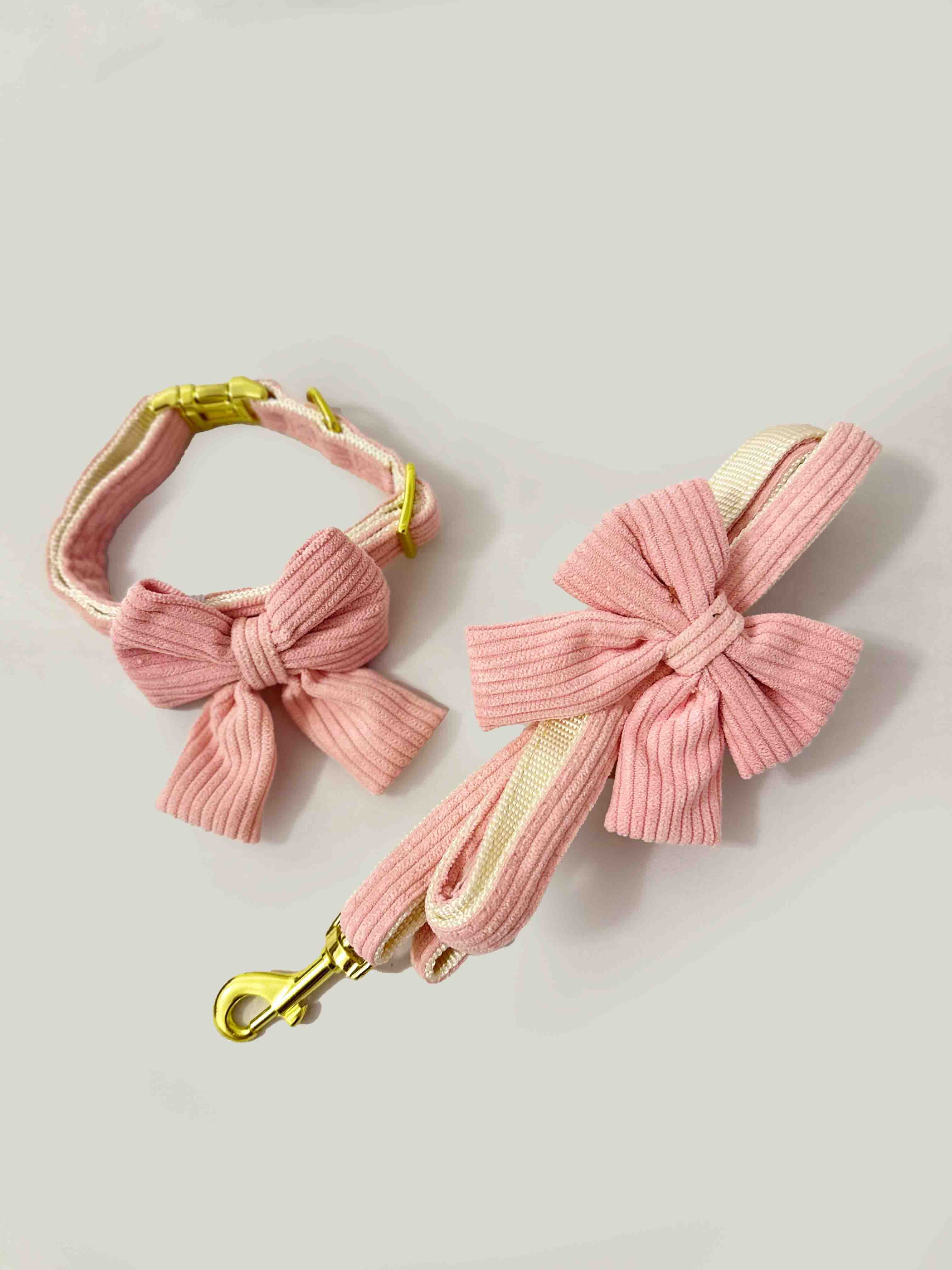 Conjunto collar y correa con lazo