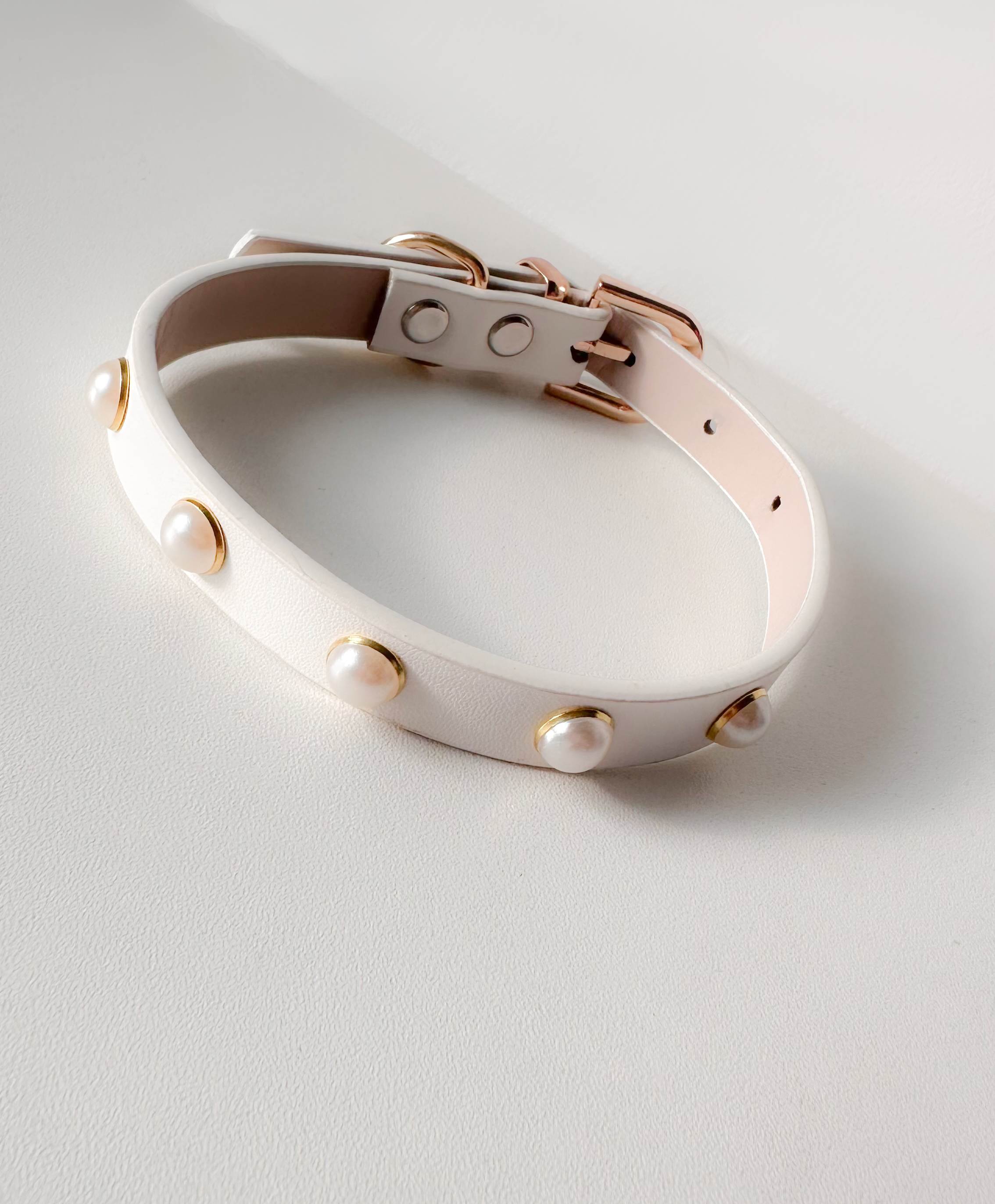 Collar con perlas