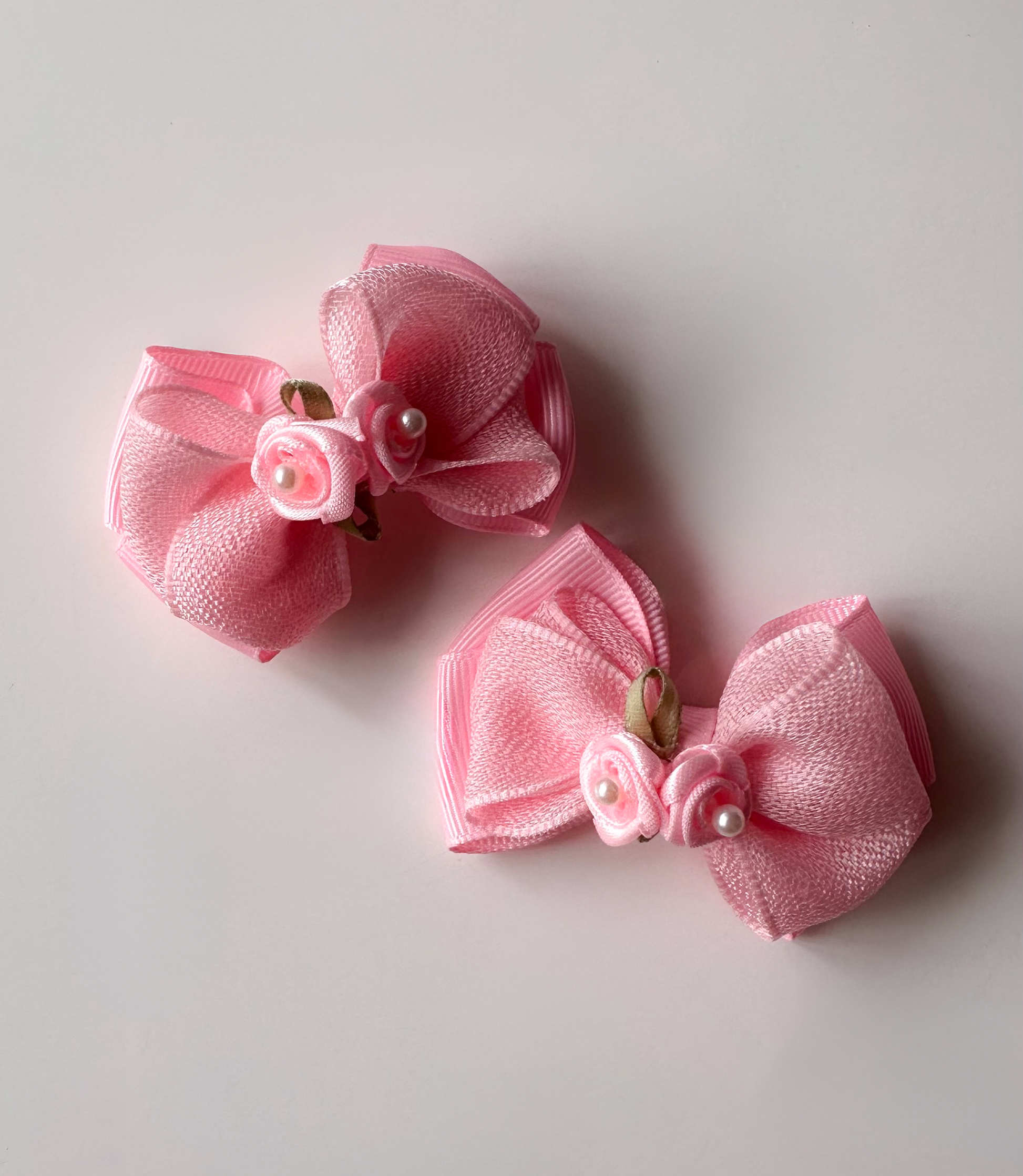 Pinzas de pelo rosas
